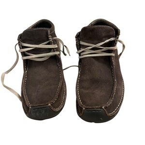 Cole Haan Nike Air Chucca Dark Brown Men's Brown Suede Shoes Size 10